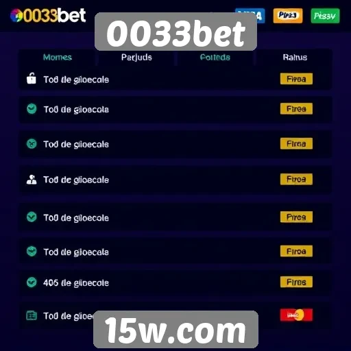 Métodos de pagamento aceitos pelo site 0033bet